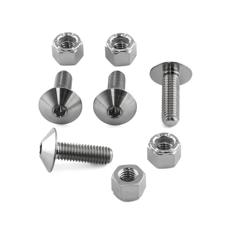 Titanium Number Plate Bolt Kit (USA/Italia)