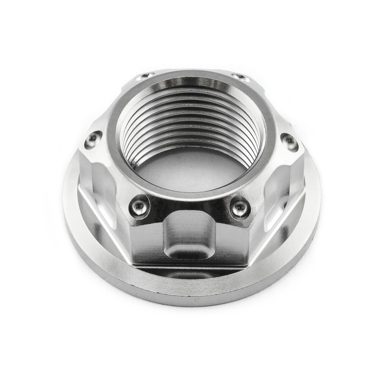 Titanium Flanged Axle Nut M20x(1.50mm) Front Wheel