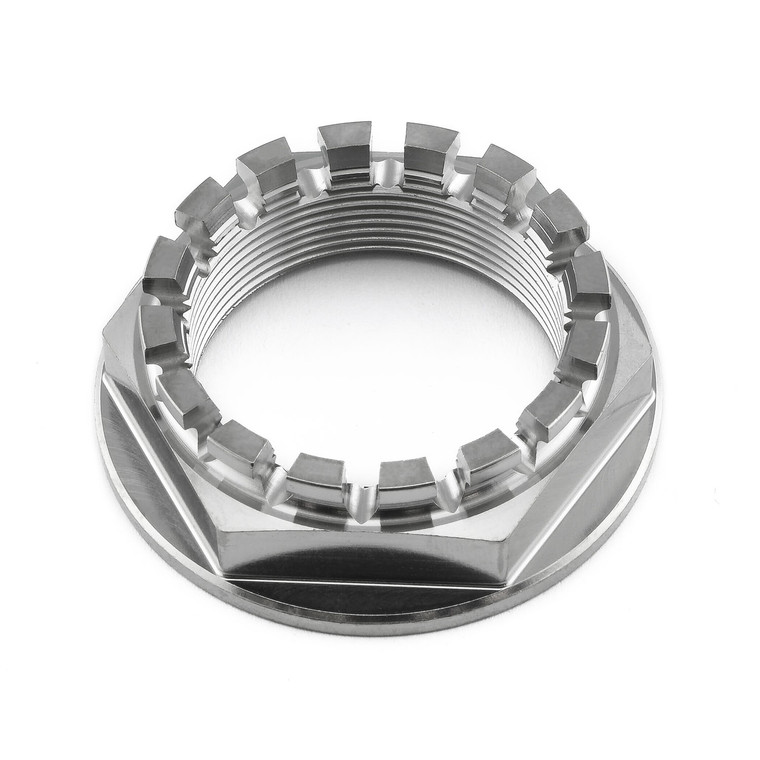 Titanium Flanged Axle Nut M33x(1.25mm) Swingarm Pivot