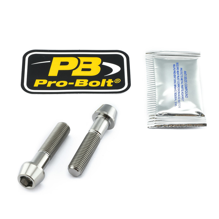 Titanium Rear Brake Caliper Pinch Bolt Kit