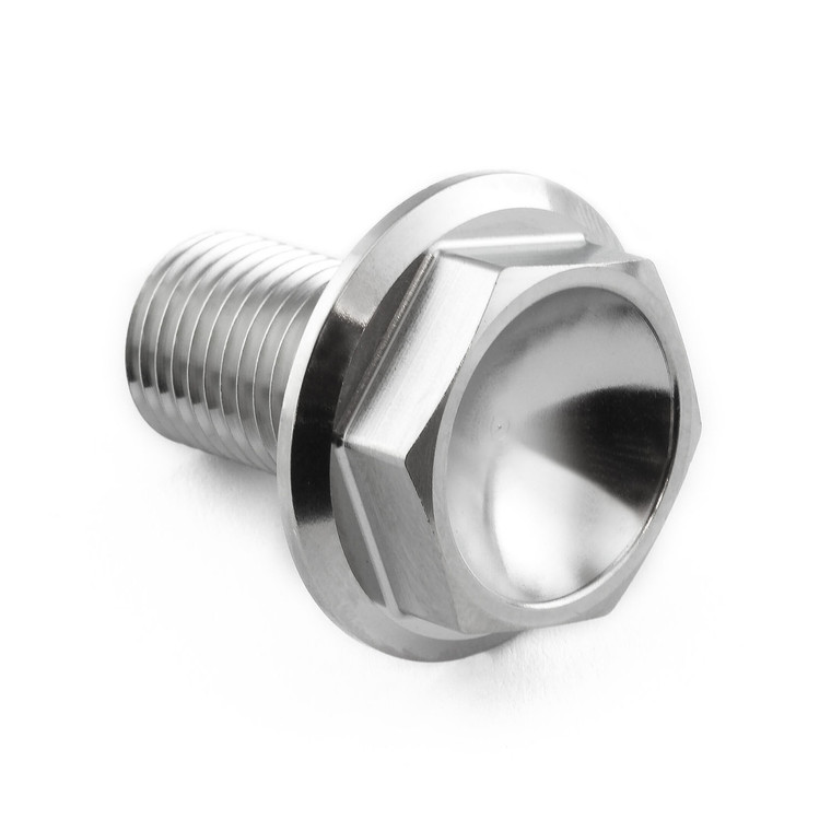 Titanium Front Spindle Bolt M14x1.5mm (AF 22mm)