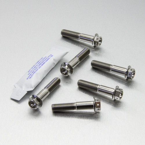 Titanium Top & Bottom Clamp Yoke Pinch Kit Race Spec