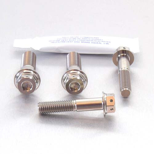 Titanium Top & Bottom Clamp Yoke Pinch Kit DualDrive