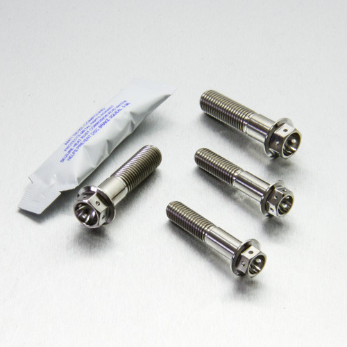 Titanium Top & Bottom Clamp Yoke Pinch Kit Race Spec