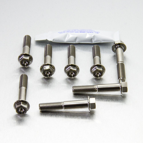 Titanium Top & Bottom Clamp Yoke Pinch Kit
