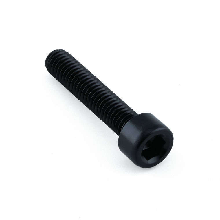 Aluminium Top Cap Bolt Kit M6x(1.00mm)x30mm Parallel Head Socket Cap Black
