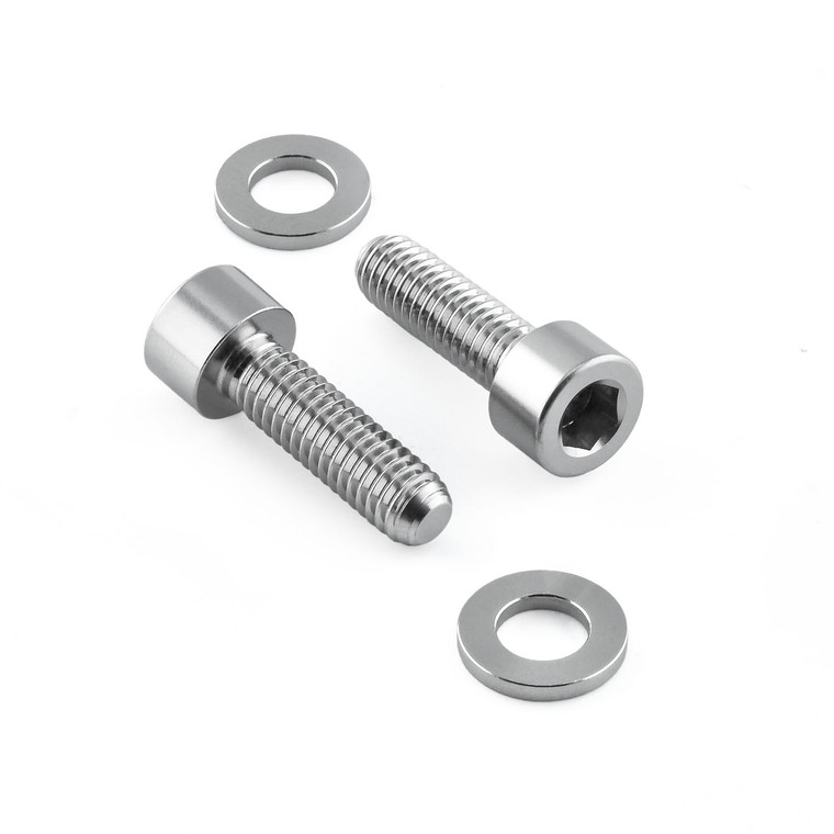 Stainless Steel Cycle Caliper Kit M6x(1.00)x20mm Parallel Socket Cap & Washers