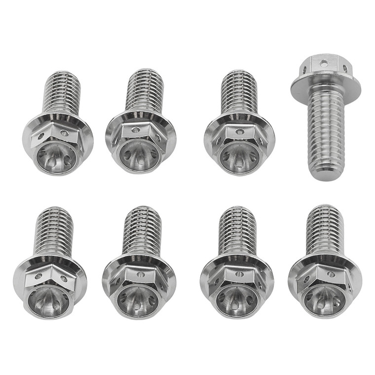Stainless Steel Disc Bolt M6x(1.00mm)x20mm Rear Race Spec Pack x6