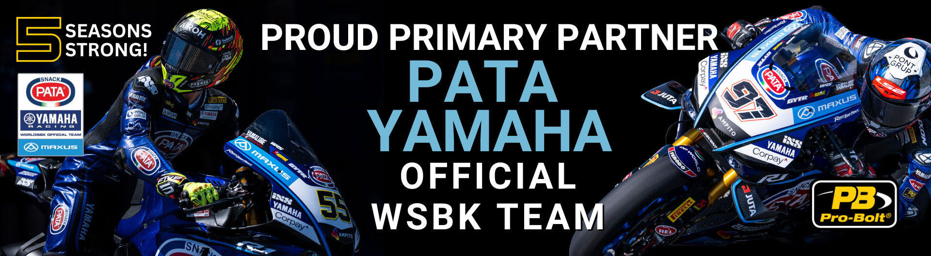 Proud Primary Partner Pata Yamaha 5 Years Strong