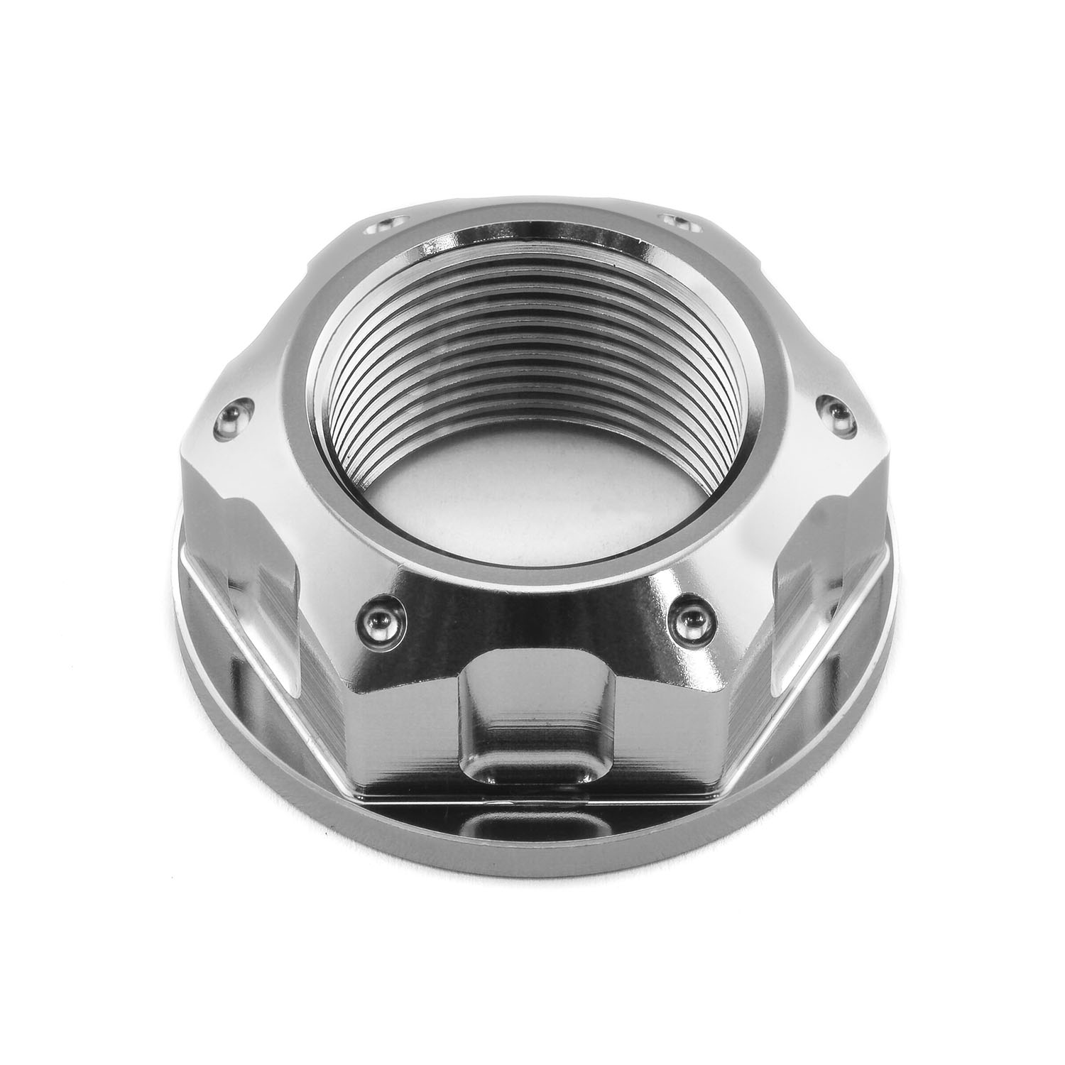 I am 　ダブルリーフ19mm Titanium Flanged Axle Nut M25x(1.50mm) 43mm Flange Rear