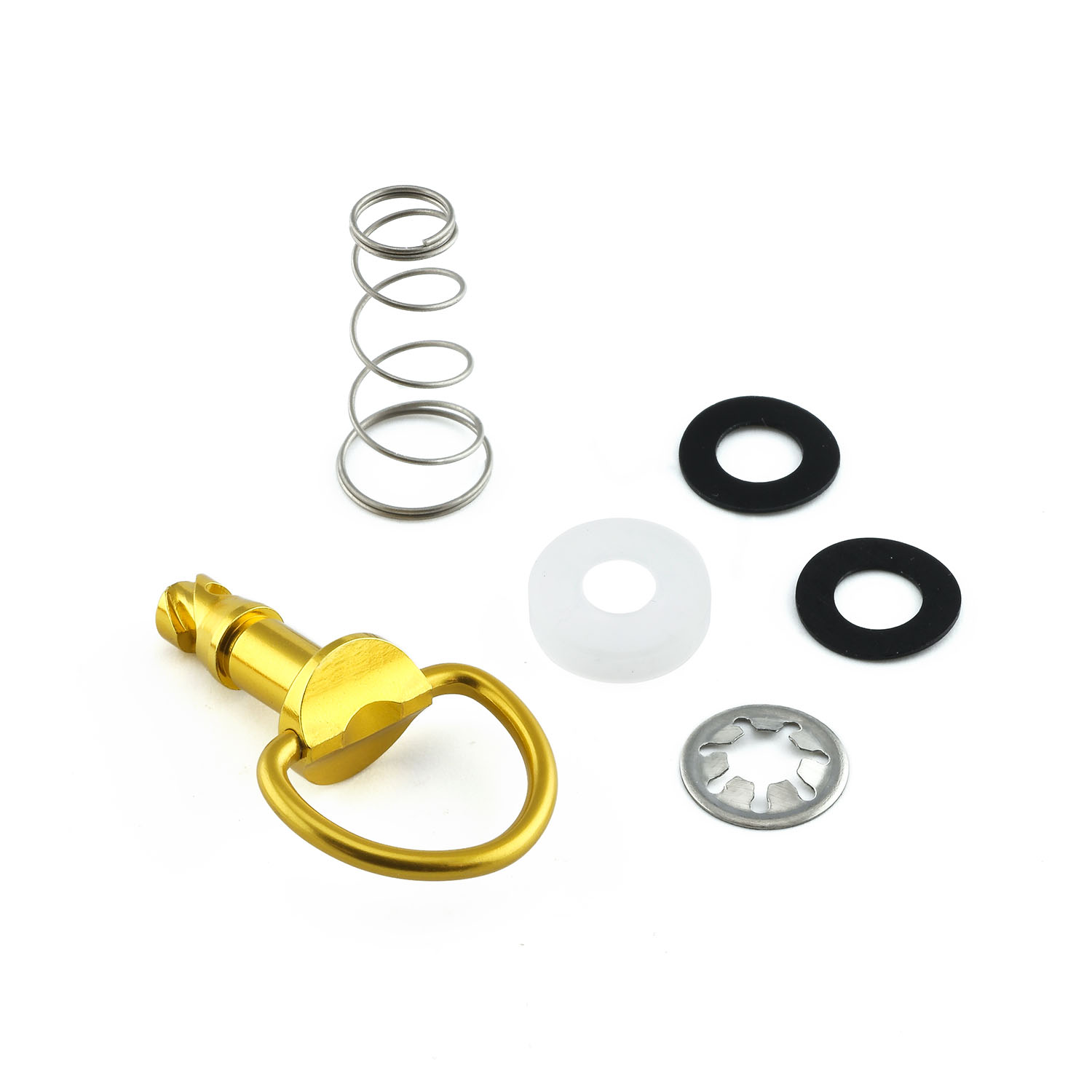Aluminium Quick Release D-Ring 19mm Gold | Pro-Bolt img