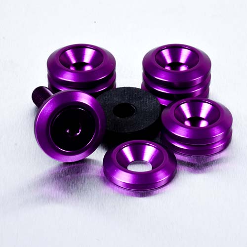Aluminium Countersunk Washer 18x6mm, Titanium color | Righetti e Ridolfi Aluminium Countersunk Washer 18x6mm, Titanium color | Righetti e Ridolfi