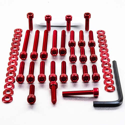 Aluminium Engine Kit Kawasaki KX250F 4 Stroke EOKA46 Red 2011-2012 img