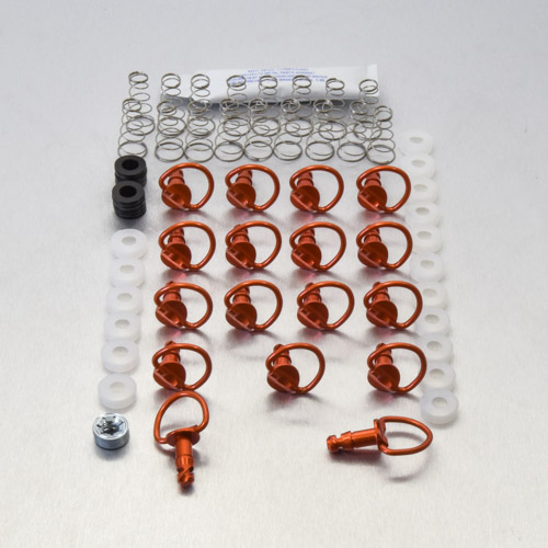 Aluminium Quick Release Stud 17mm D-Ring x 17 QRCLIP1717 Orange | Pro-Bolt img
