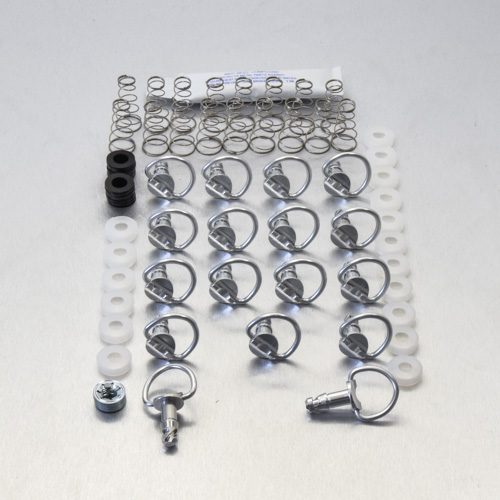 Aluminium Quick Release Stud 17mm D-Ring x 17 QRCLIP1717 Silver | Pro-Bolt img