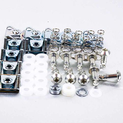 Aluminium Quick Release Stud 19mm Allen Key & CLIP3 x 10 QRAKSLIDE19 Silver img