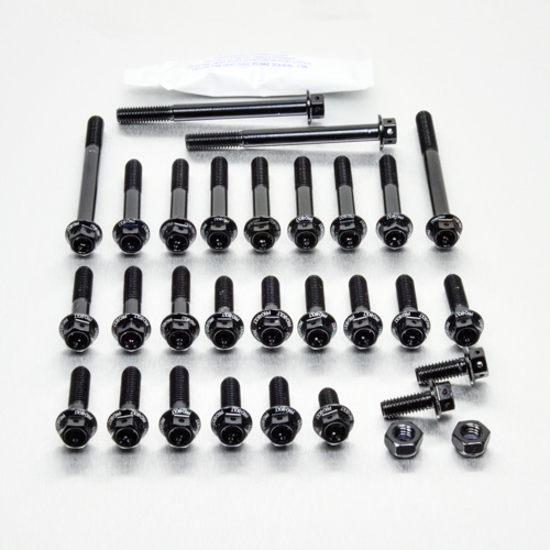 Aluminium Engine Kit Husqvarna FE 350 Race Spec Etched EOHQ003HXRE Black 17-18 img