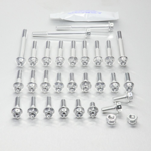 Aluminium Engine Kit Husqvarna FE 350 Race Spec Etched EOHQ003HXRE Silver 17-18 img