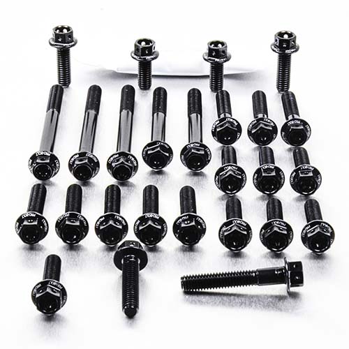 Aluminium Engine Kit Kawasaki KX250F 4 Stroke Race Spec Etched Black 2011-2012 img