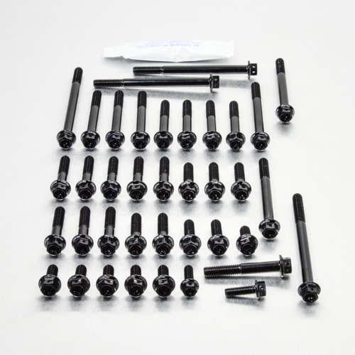 Aluminium Engine Kit Suzuki RMZ 450 Race Spec Etched EOSU041HXRE Black 2008-2012 img