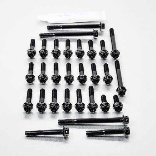 Aluminium Engine Kit Suzuki GSXR600 WV-Y Race Spec Etched ESU080HXRE Black 97-00 img