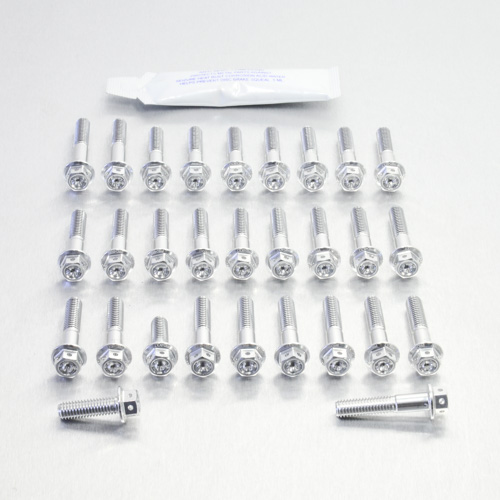 Aluminium Engine Kit Suzuki GSX650F Race Spec Etched ESU085HXRE Silver 2007-2015 img