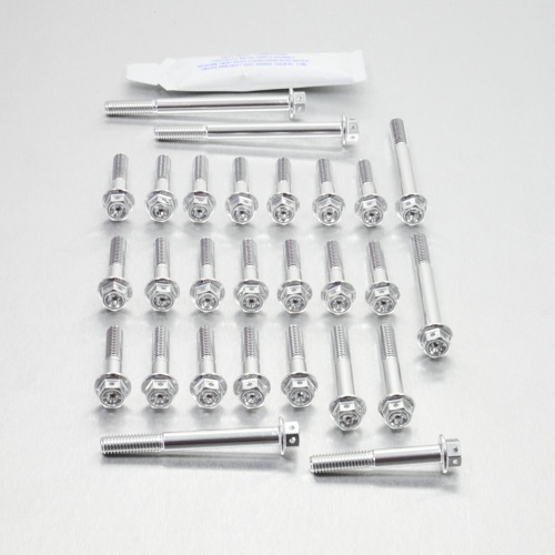 Aluminium Engine Kit Suzuki V-Strom 650GT Race Spec Etched Silver 04-11 img