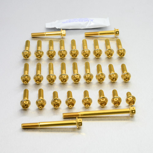 Aluminium Engine Kit Honda CRF250 Race Spec Etched 08-09 EOHO76HXRE Gold 04-08 img