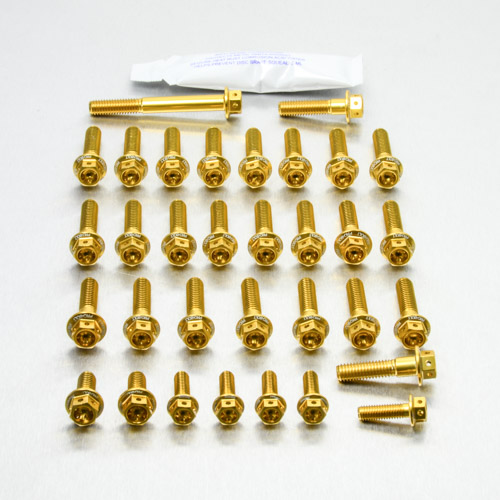 Aluminium Engine Kit Husqvarna FE 450 Enduro Race Spec Etched Gold 15-16 img