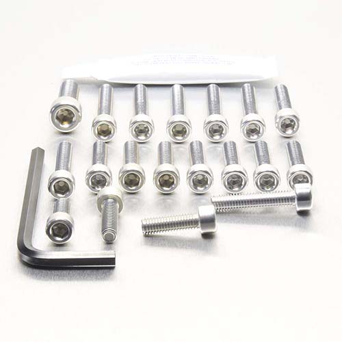 Aluminium Engine Kit Suzuki RGV250 L-R ESU015 Silver 1991-1996 img