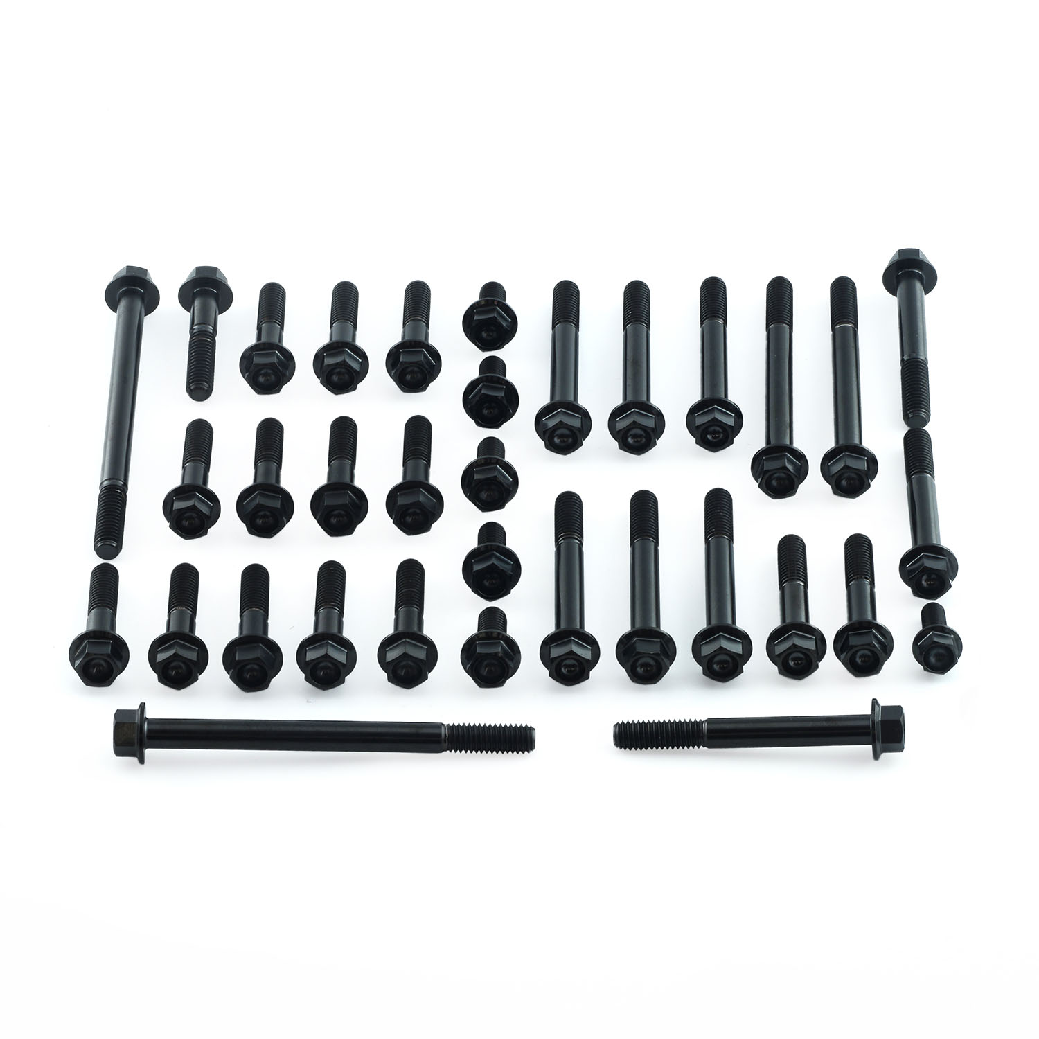 Titanium Engine Kit Suzuki GSXR 600- 750 K6-K10 Flanged Hex ESU093TIHX Black img