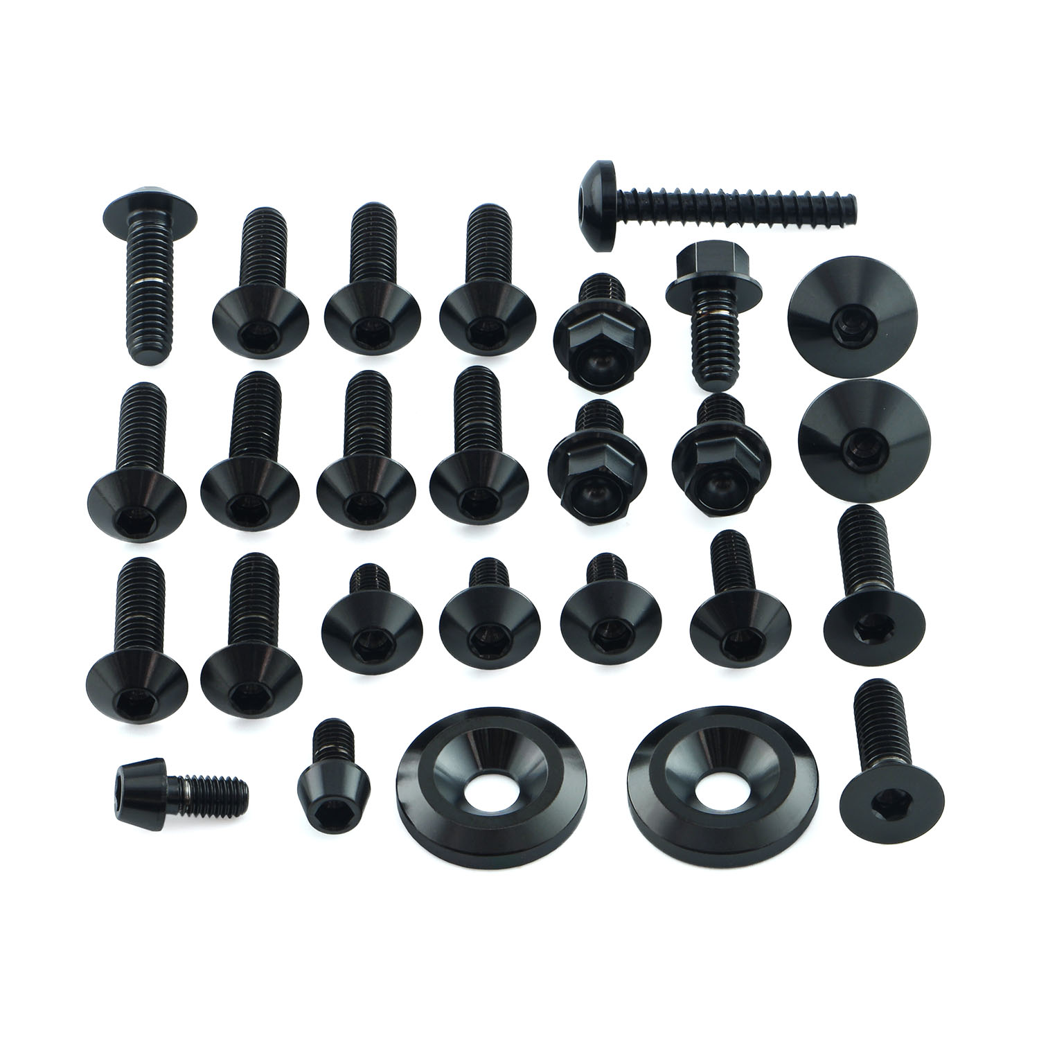 Stainless Steel Fairing Kit Vertigo Nitro 300 FVE010SS - Black | Pro-Bolt img