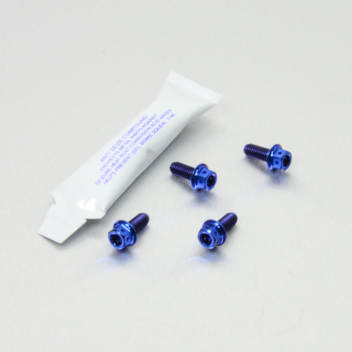 Titanium Frame Guard Mount Bolt DualDrive TIFRAMEGUARDMOUNT10DD Blue | Pro-Bolt img