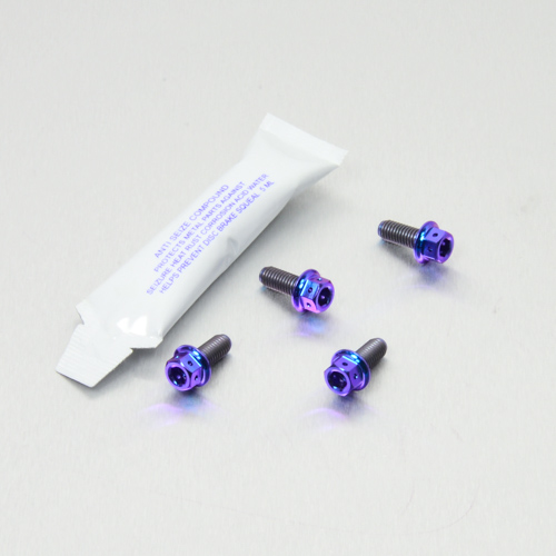 Titanium Frame Guard Mount Bolt DualDrive TIFRAMEGUARDMOUNT10DD Purple img