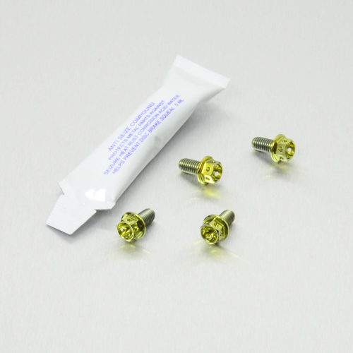 Titanium Frame Guard Mount Bolt Race Spec TIFRAMEGUARDMOUNT10R Gold | Pro-Bolt img