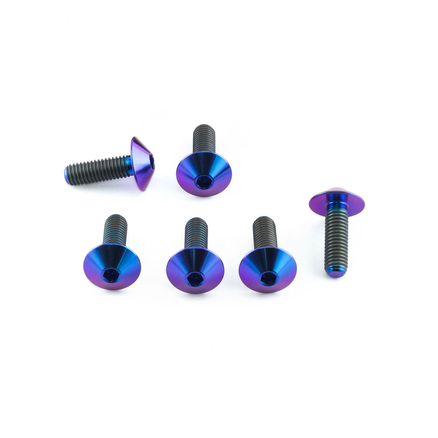 Titanium Mudguard & Hugger Bolt Kit TIMUDHUG20 Purple Haze | Pro-Bolt img