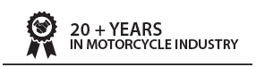 Over 20 Years in the Motorcycle industry