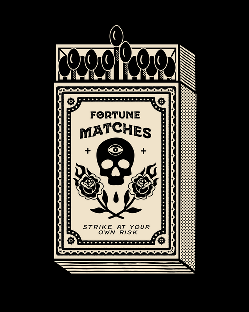 Fortune Matchbox Print