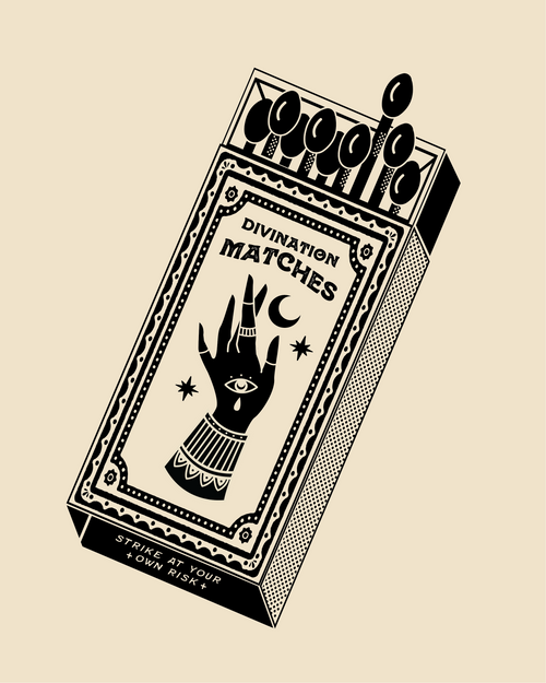 Divination Matchbox Print