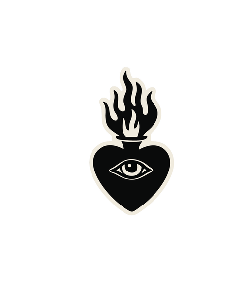 Sacred Heart Eye Sticker