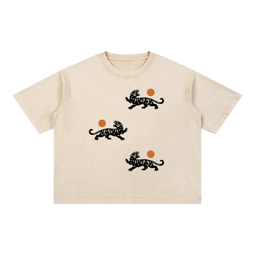 Tiger Sun Wash Boxy Shirt