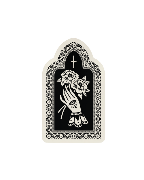 Peony Cathedral Sticker