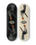 Sword & Rose Skate Deck Black