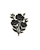 Black Flowers Sticker