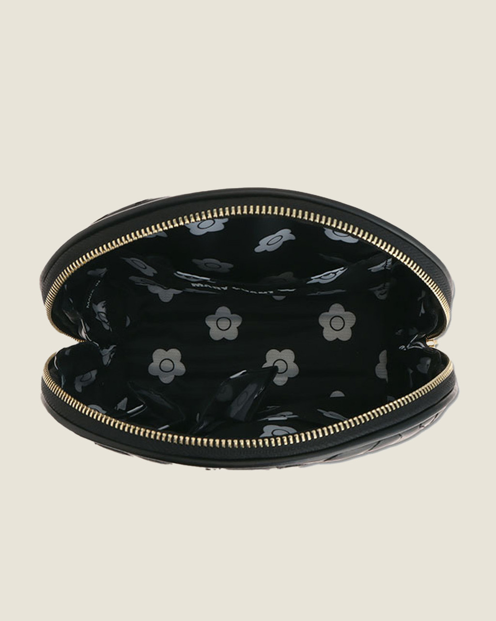 Quilted Foam Daisy Round Pouch L