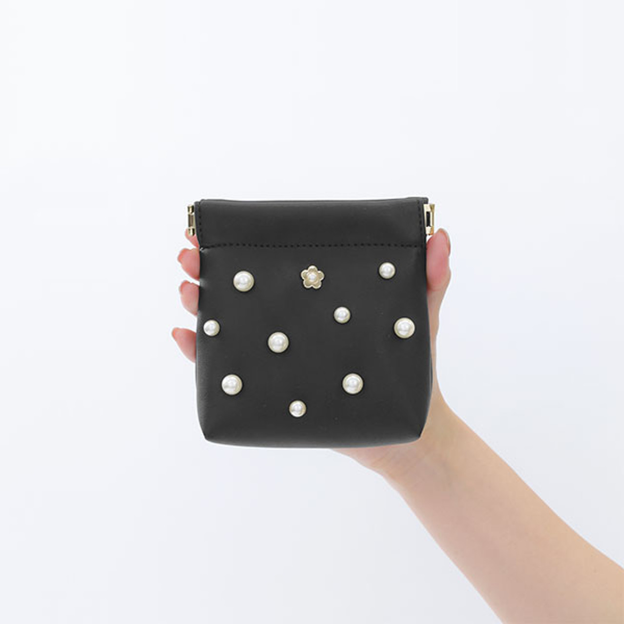 Smooth Set Pearl Spring Mouth Pouch