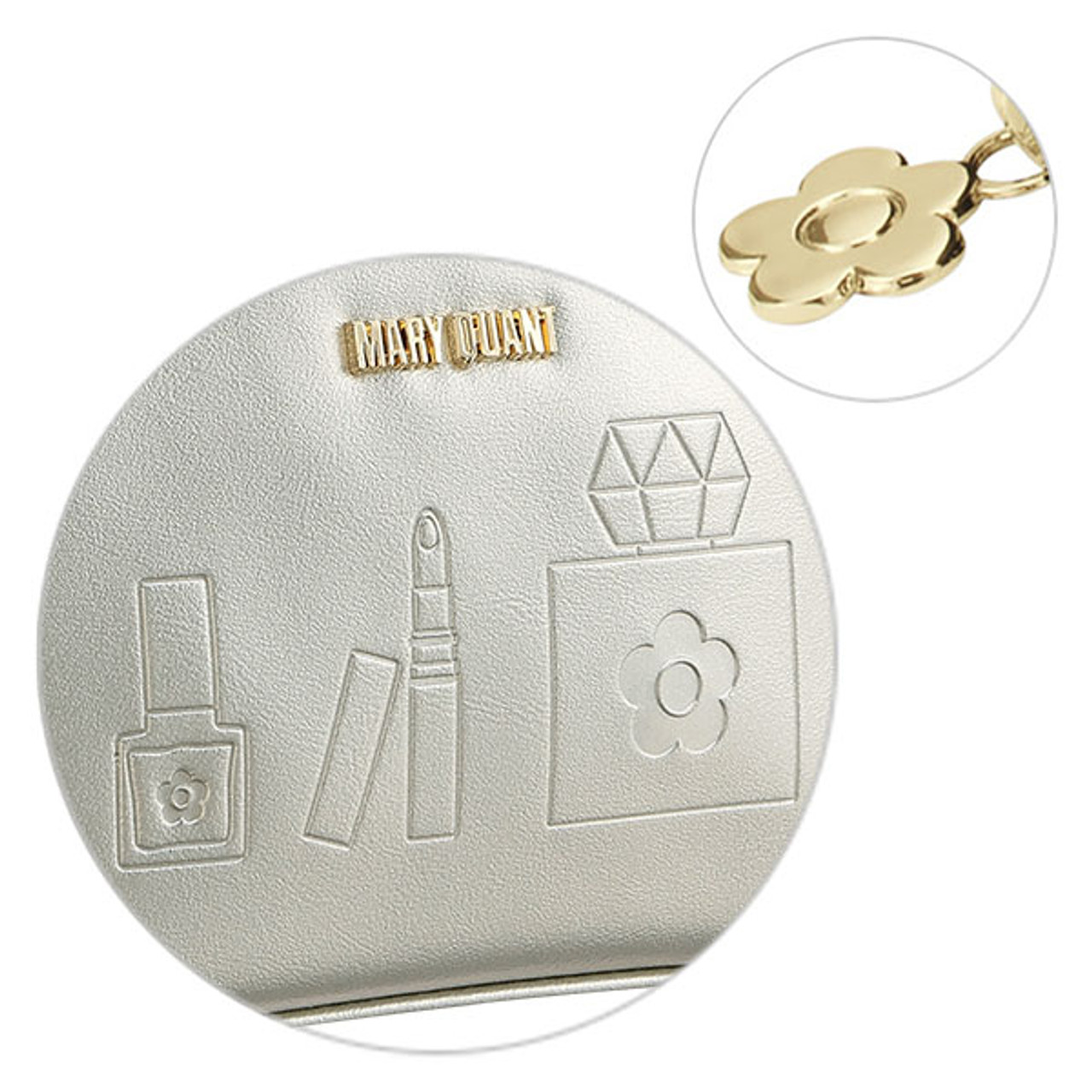 Embossed Round Pouch