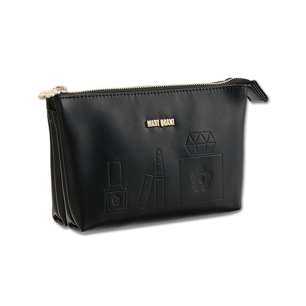 Embossed 3 Pocket Pouch