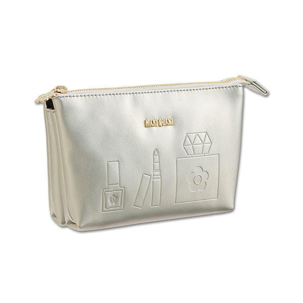 Embossed 3 Pocket Pouch