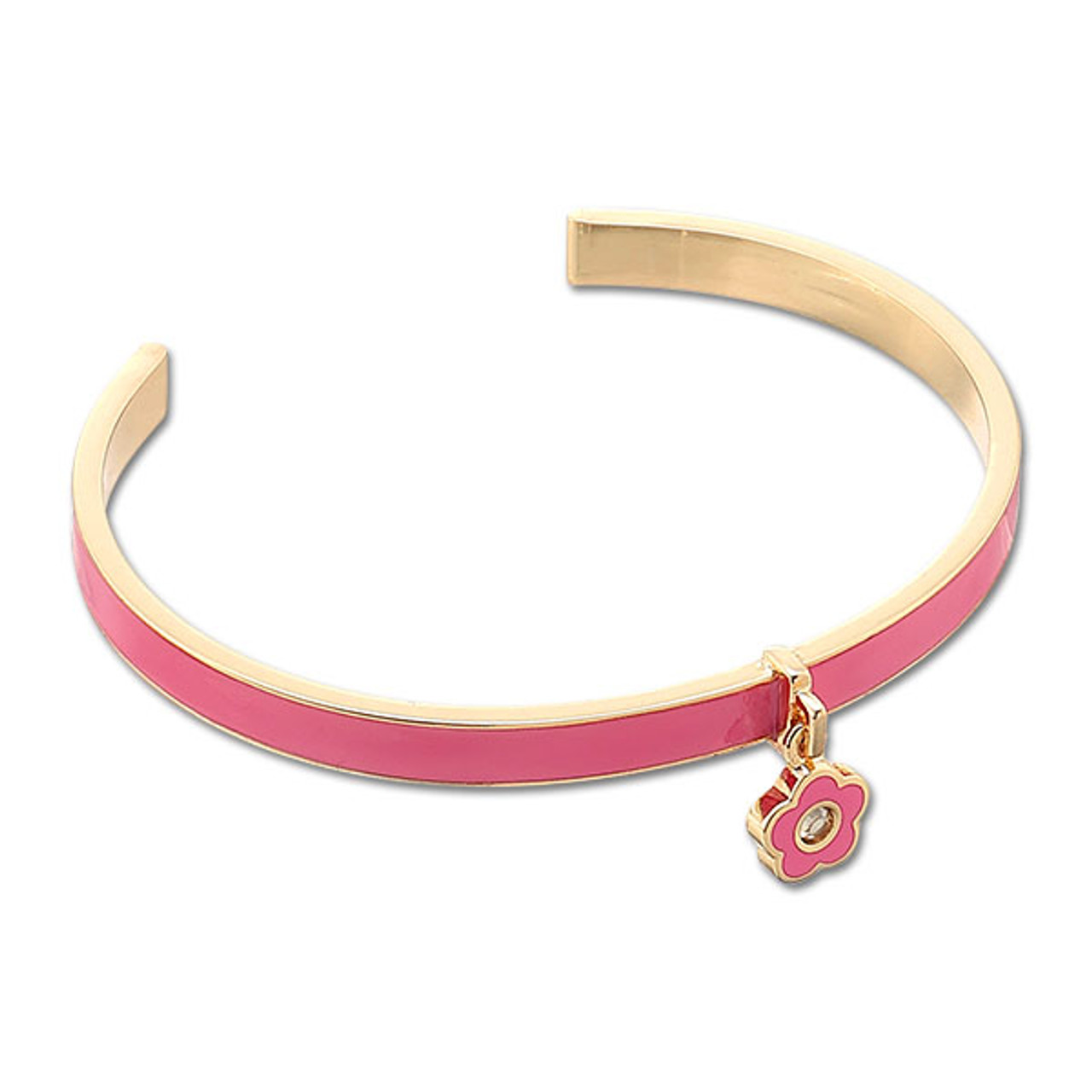 Smooth Epoxy Daisy Bangle